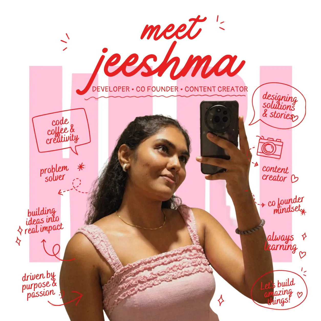 Jeeshma Prakash, web developer and UI/UX designer based in Kerala, India